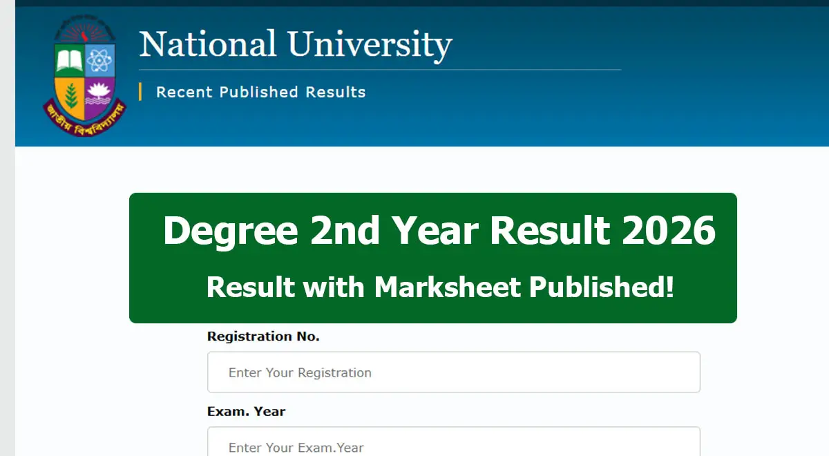 Degree 2nd Year Result 2026